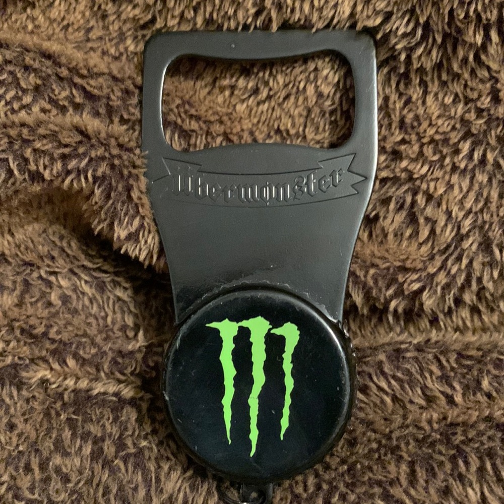 Ubermonster Monster Energy Drink Uber image Bottle Top cap Opener travel pocket